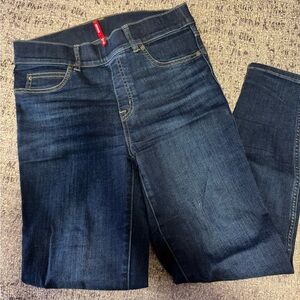 SPANX medium high waisted skinny jeans regular length.